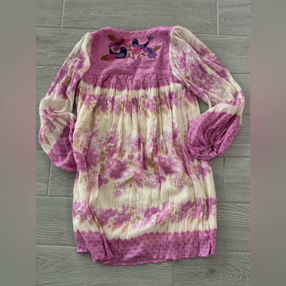 FREE PEOPLE SPELL & THE GYPSY COLLECTIVE Coco Lei Embroidered Dress Size XS VGUC - Picture 8 of 8